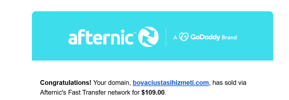بيع دومين boyaciustasihizmeti.com بسعر 109 دولار على Afternic